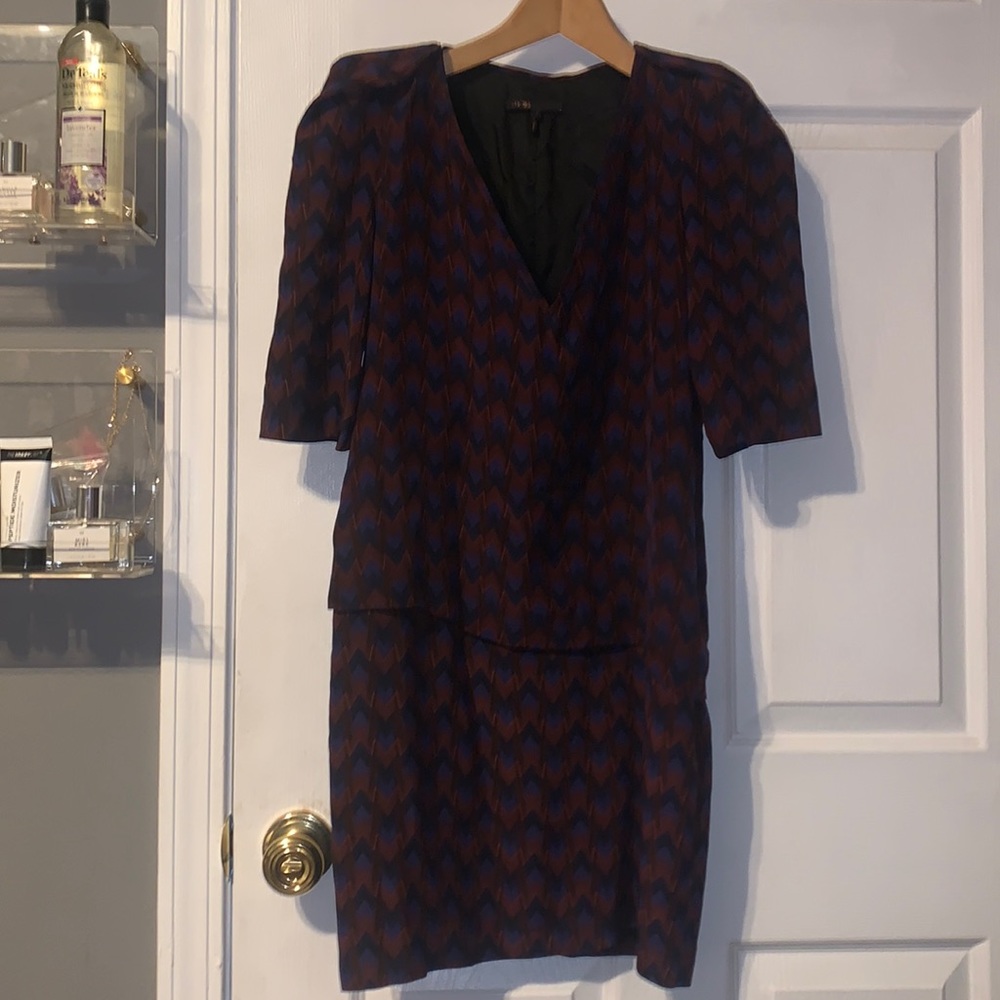Maje Silk Multicolored Dress